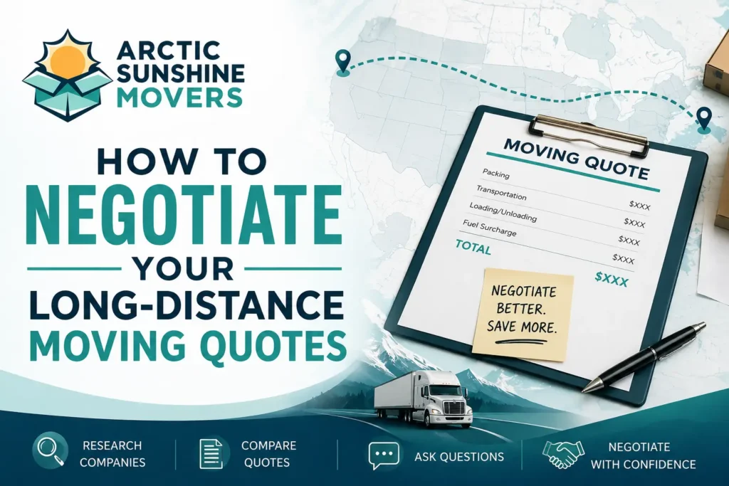 How to Negotiate Your Long-Distance Moving Quotes